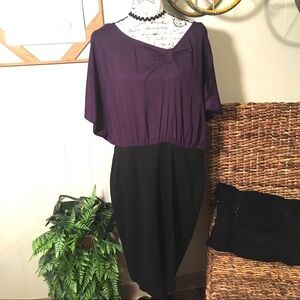 Worthington stretch bow neck dress